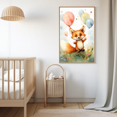 Colourful Fox Painting